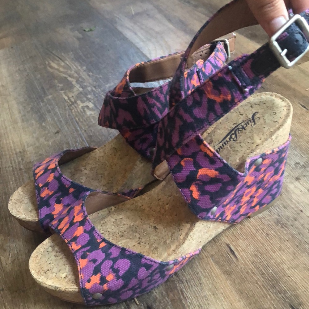 Lucky Brand Strappy Wedge Sandal